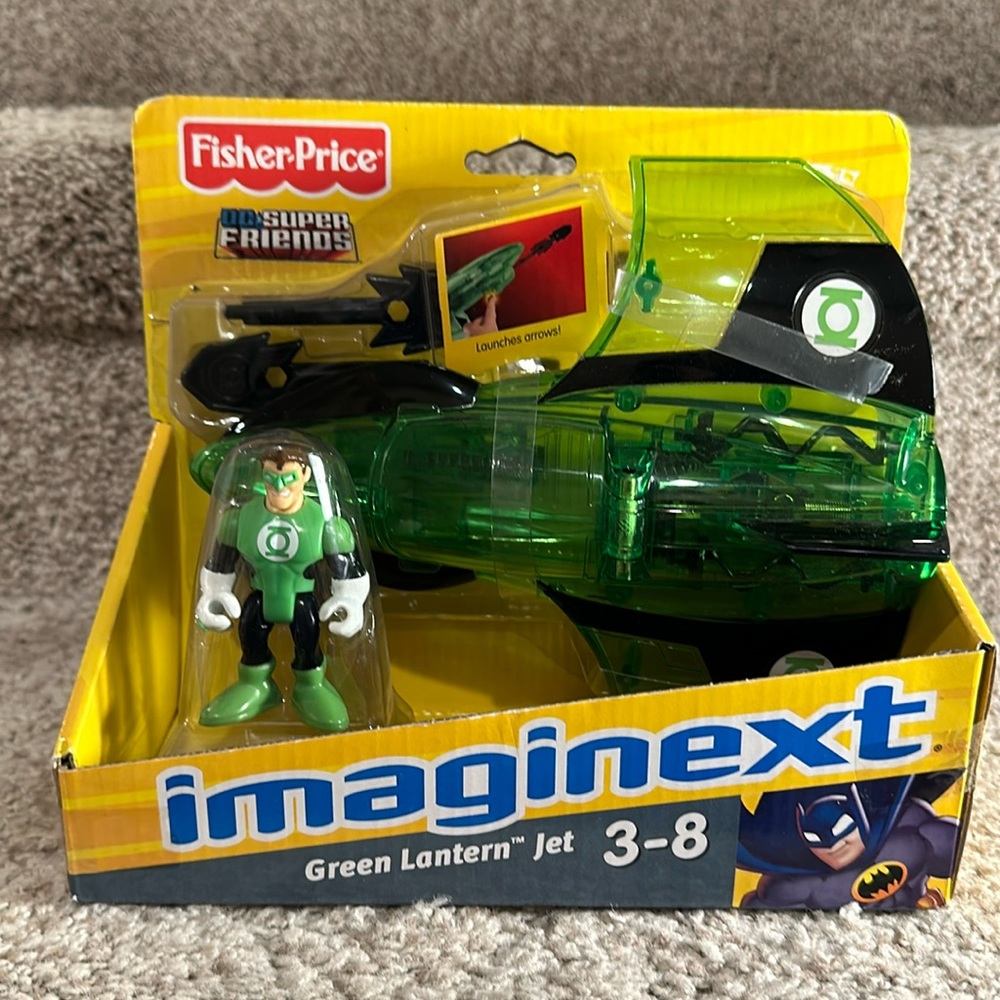 NEW Fisher Price Imaginext Green Lantern and Jet Set Nib